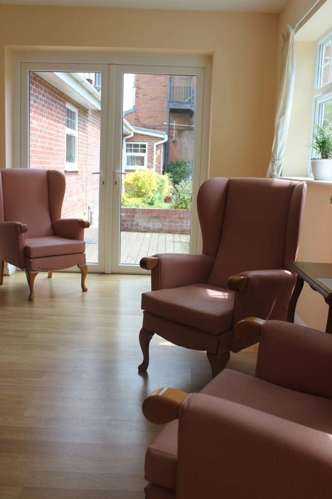 a range of facilities at Bradfield Residential Home.